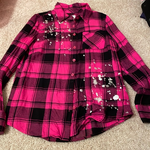 Justice Super soft light weight Flannel size 10 - Picture 1 of 3